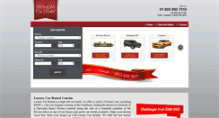 Desktop Screenshot of luxurycarrentalcancun.com